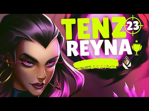 TENZ PLAYS RADIANT REYNA ON ASCENT | 23 ELIMS MVP - VALORANT