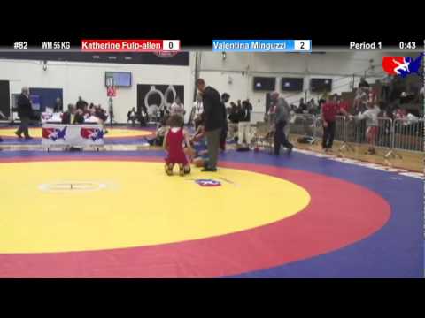 2012 DSMI WM 55 KG Cons. Round 3: Katherine Fulp-allen (NYAC) vs. Valentina Minguzzi (Italy)