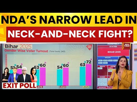 Bihar Election 2025: Axis My India Exit Poll Predicts Photo Finish, NDA Holds Slender 2% Lead