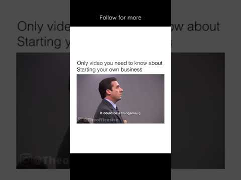 How to succeed in Business ft. #michaelscott #theoffice #shorts