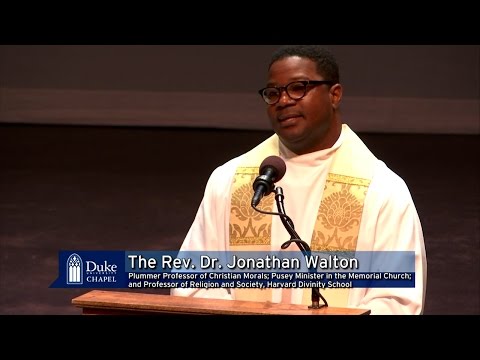 University Worship Service - 1/17/16 - Jonathan Walton