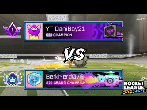 I challenged a GC to a 1v1 in Rocket League Sideswipe