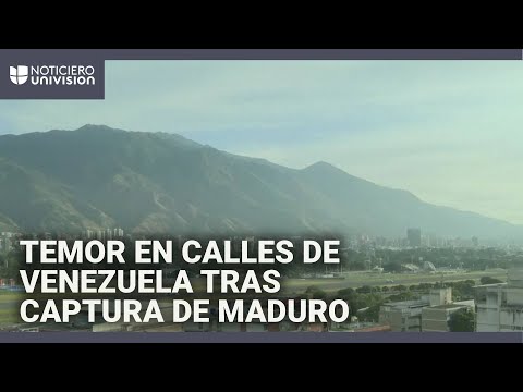 Así amanece Venezuela tras la captura de Maduro: población tiene temor de salir a las calles