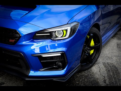 2018+ STi - Custom Headlights - Diode Dynamics Strips, Halos, + C-Light & Profile Prism Demon Eyes