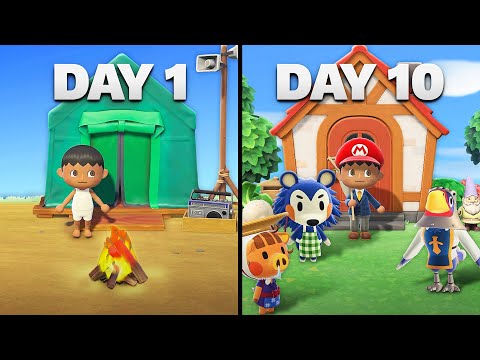 I spent 10 days in Animal Crossing... I had so much fun
