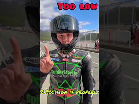How to wear motorcycle helmet!