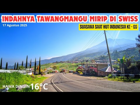 1001 Cafe & Resto Route ‼️ The Beauty of Tawangmangu, Karanganyar, Similar to Switzerland | Fog-F...
