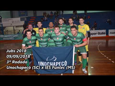 VT - IES Funlec (MS) x  Unochapecó (SC) - Conferência Sul Jubs 2018