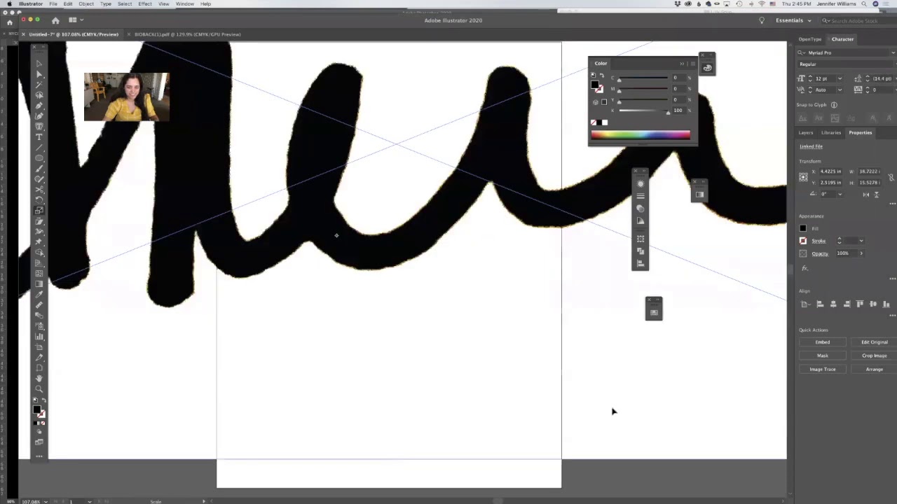 From Hand-drawn to Vector in illustrator