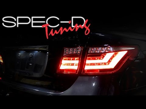 SPECDTUNING INSTALLATION VIDEO: 2006 - 2009 LEXUS LS460 LED TAIL LIGHTS