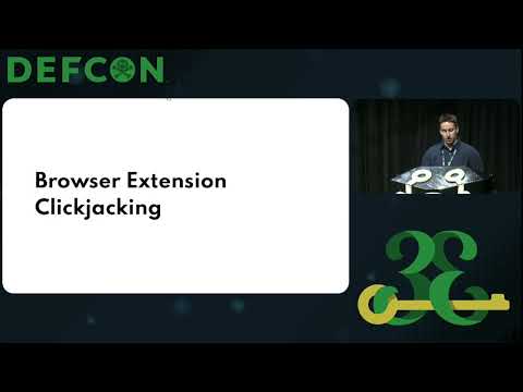 DEF CON 33 - Browser Extension Clickjacking: One Click and Your Credit Card Is Stolen - Marek Tóth