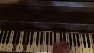 How to play Rosie by Jackson Browne piano tutorial (part 1)