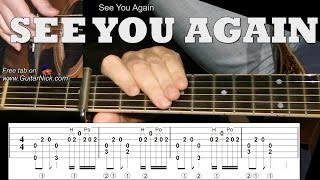 Download lagu SEE YOU AGAIN (Furious 7): Fingerstyle Guitar Lesson   TAB by GuitarNick mp3