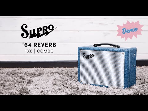 Supro 1605RJ Reverb 5-Watt 1x8 Tube Guitar Combo 2022 Blue Rhino image 9