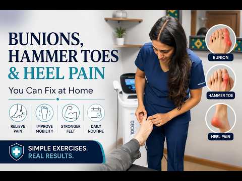 Bunions, hammer toes,heel pain,flat feet? Try this