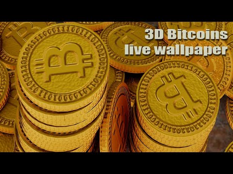 Bitcoins 3D Live Wallpaper Video
