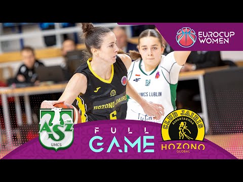 Polski Cukier AZS UMCS Lublin v Hozono Global Jairis | Full Basketball Game | EuroCup Women 2024-25