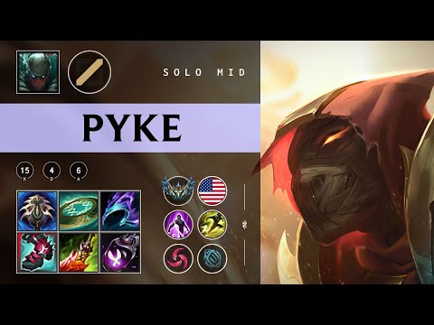 Pyke Mid vs Anivia - NA Challenger Patch 25.24