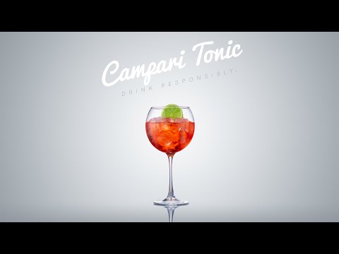 How to make Campari Tonic cocktail ( with all steps followed )