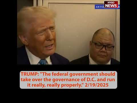 Trump: 'We're Going to Fort Knox to Make Sure the Gold Is There'; 20% DOGE Dividend; Federal Control of D.C.