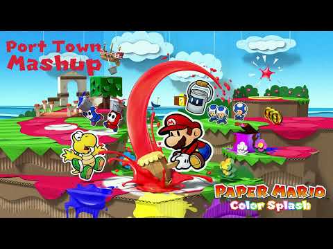 Port Prisma Area Mashup - Paper Mario: Color Splash OST