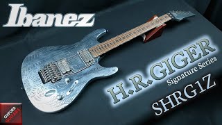 Video thumbnail for Ibanez SHRG1Z H. R. Giger Signature Series Biomechanical Matrix only 185 made guitar close up video by Oxford Guitars