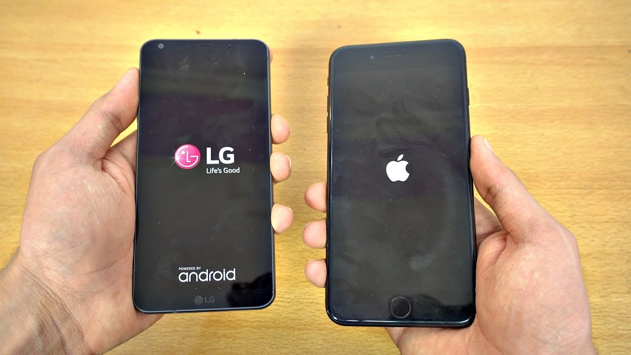 LG G6 vs iPhone 7 Plus - Speed Test! (4K)