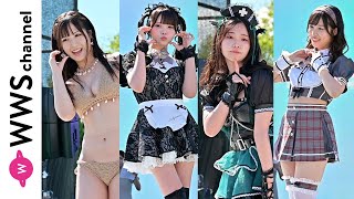 栄川乃亜、二葉エマ、美澄玲衣、南條彩、可愛さ詰まったガーリー水着姿でランウェイに登場！＜TREND GIRLS 撮影会 2024＞