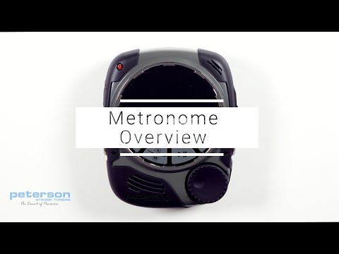 StroboPLUS HDC Metronome Video Instructional Manual - 1 Metronome Overview