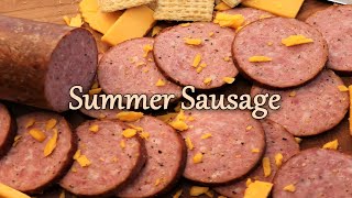 Easy Summer Sausage Recipe - Great for Beginners