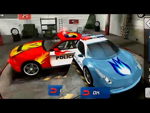 Coloring Police Drift Car Driving Simulator Gameplay Android iOS