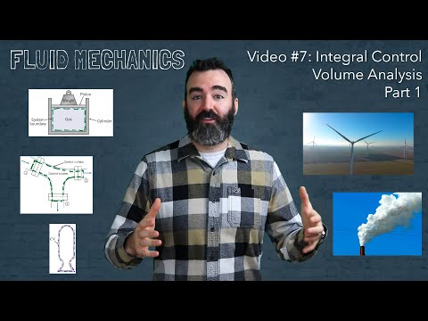Video #7 - Fluid Mechanics - Integral Control Volume Analysis 1