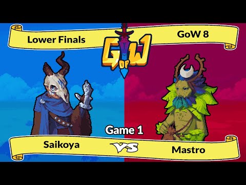 GoW8 - Saikoya (Valder) vs Mastro (Greenfinger) - Losers Finals G1