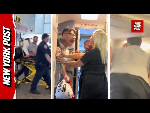 Pro fighter gets booted from plane on stretcher after going BALLISTIC on Southwest flight