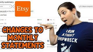 Changes to Etsy Monthly statements - How to Create and Sell Digital Products on Etsy