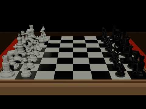 Blender Lava Monster and  Chess Board (10 minute builds by Imphenzia)