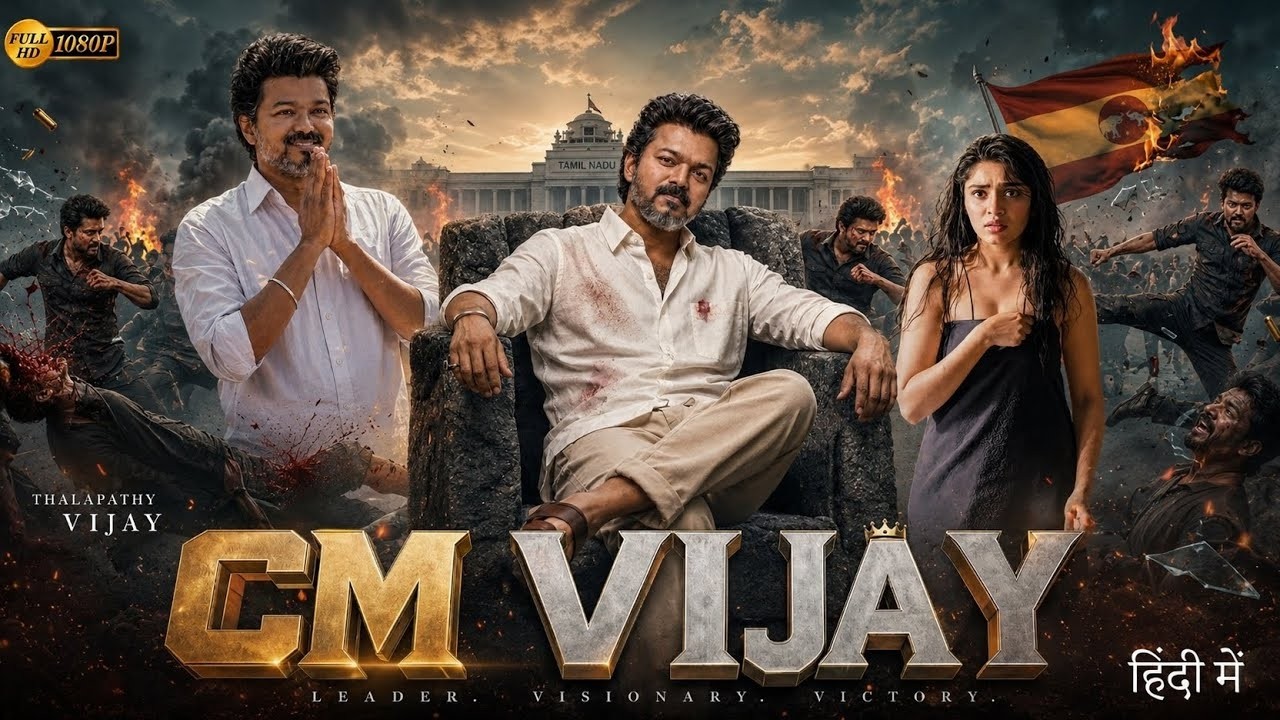 CM VIJAY - Full Movie Hindi Dubbed | Thalapathy Vijay | Pooja Hegde | New South Movie 2026