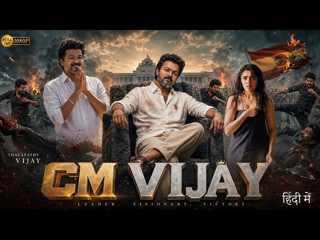 CM VIJAY - Full Movie Hindi Dubbed | Thalapathy Vijay | Pooja Hegde | New South Movie 2026 SDDEFAULT Thumbnail