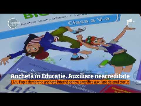 E mare anchetă la Ministerul Educaţiei