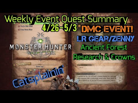 MHW 4/26/18-5/3/18 Weekly Event Summary! DMC!!!