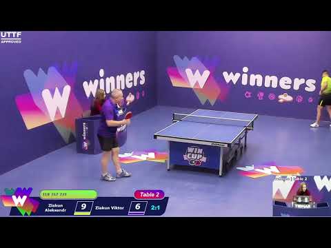 WINners CUP table 2  19.01 Ziakun Aleksandr - Ziakun Viktor  22:30