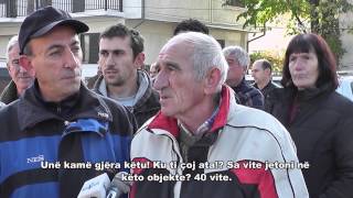 BANORET BLLOKOJNE PUNIMET PER HAPJEN E NJE RRUGE, BEJTA I VENDOSUR PER TE REALIZUAR PROJEKTIN JETIK