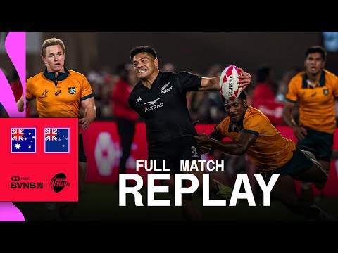 A TENSE Dubai Decider 💪 | Australia v New Zealand | HSBC SVNS Dubai | Men's Final Full-Match Replay