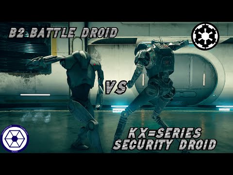 B2 Battle Droid VS KX-Series Security Droid - Star Wars: Jedi Survivor NPC Arena Battles