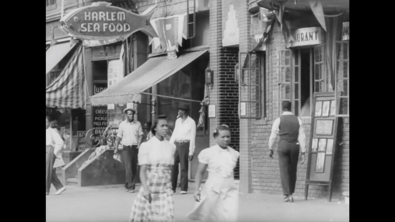 Harlem Street Scenes and Queensbridge Projects Construction 1939