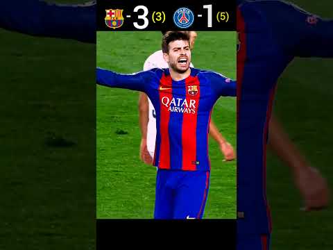 FC Barcelona VS PSG 2017 Uefa Champions League Round of 16 Highlights 
