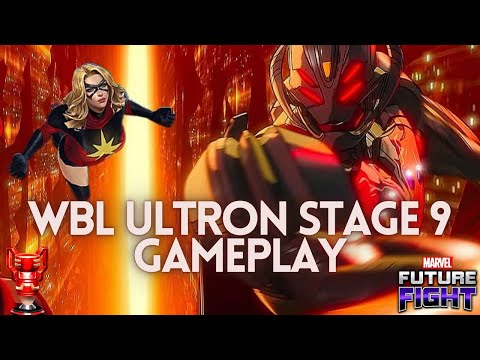 WBL Ultron Stage 9 Clear With Moonstone | Mighty Energy | Infinity Theme Update Marvel Future Fight