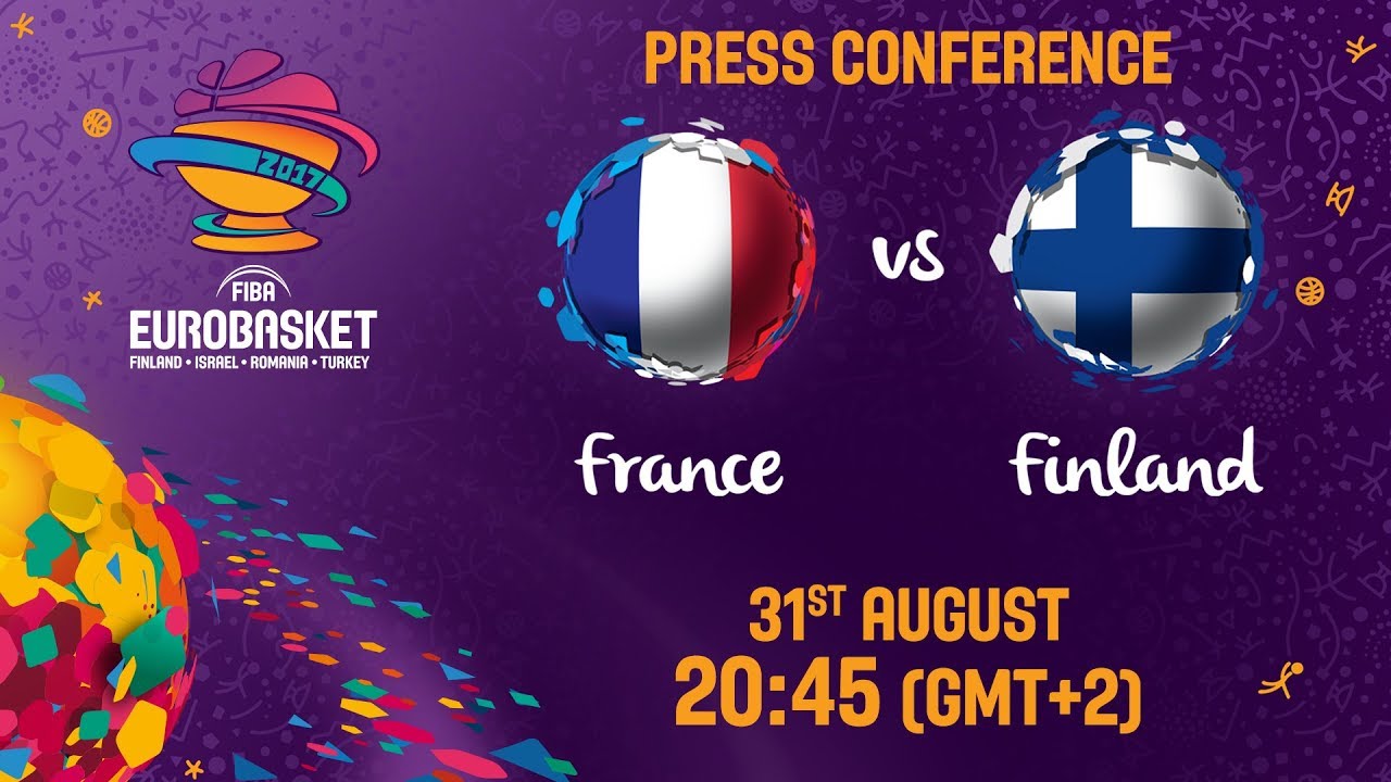 France (FRA) vs Finland (FIN) Group Phase (GP) FIBA EuroBasket 2017