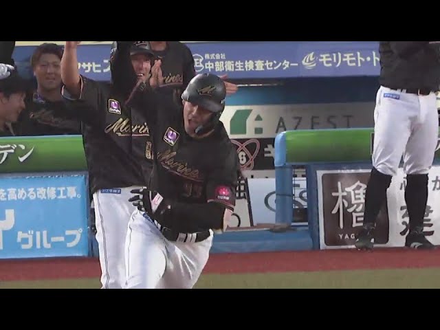 【5回裏】4番が大仕事!! マリーンズ・ソト レフトへの逆転3ランホームラン!!  2024年7月21日 千葉ロッテマリーンズ 対 北海道日本ハムファイターズ