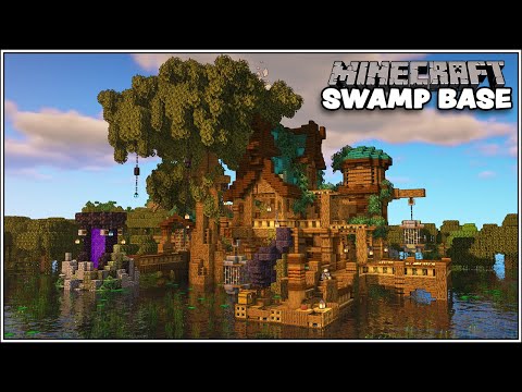The Ultimate Minecraft Survival Swamp Base!!! [World Download]
